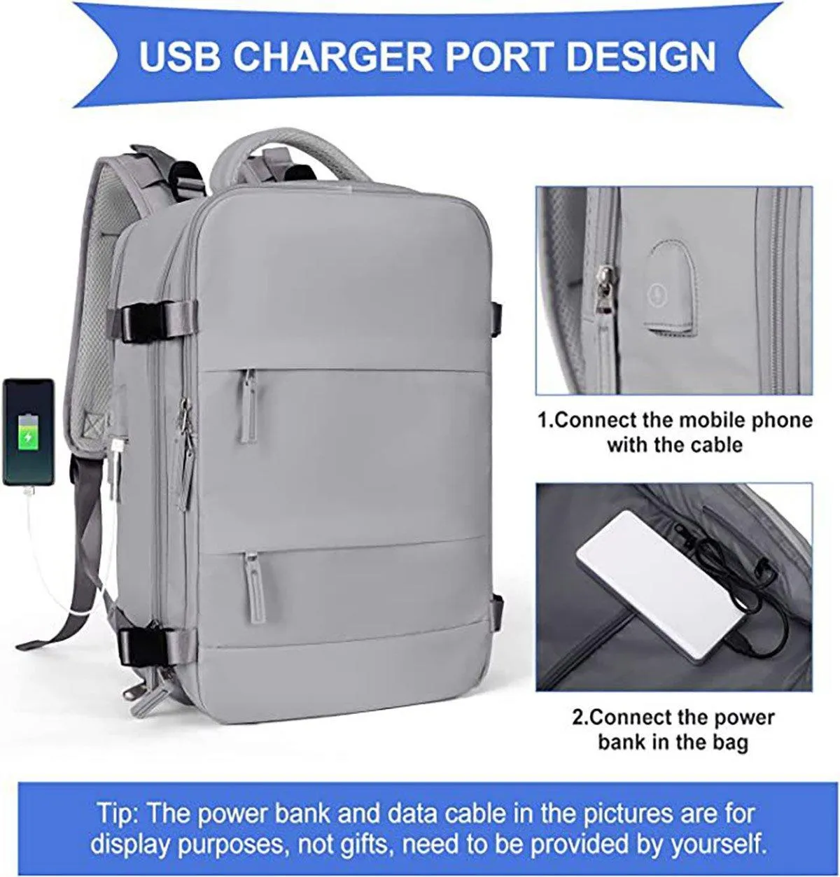Waterproof Travel Backpack Outdoor Sports Shoulder Bag Hiking Camping Daypack