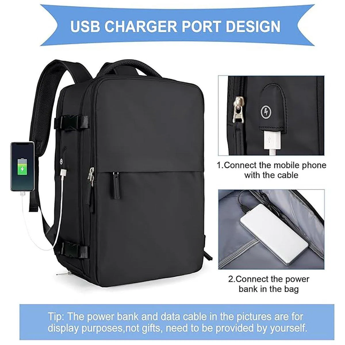 Waterproof Travel Backpack Outdoor Sports Shoulder Bag Hiking Camping Daypack