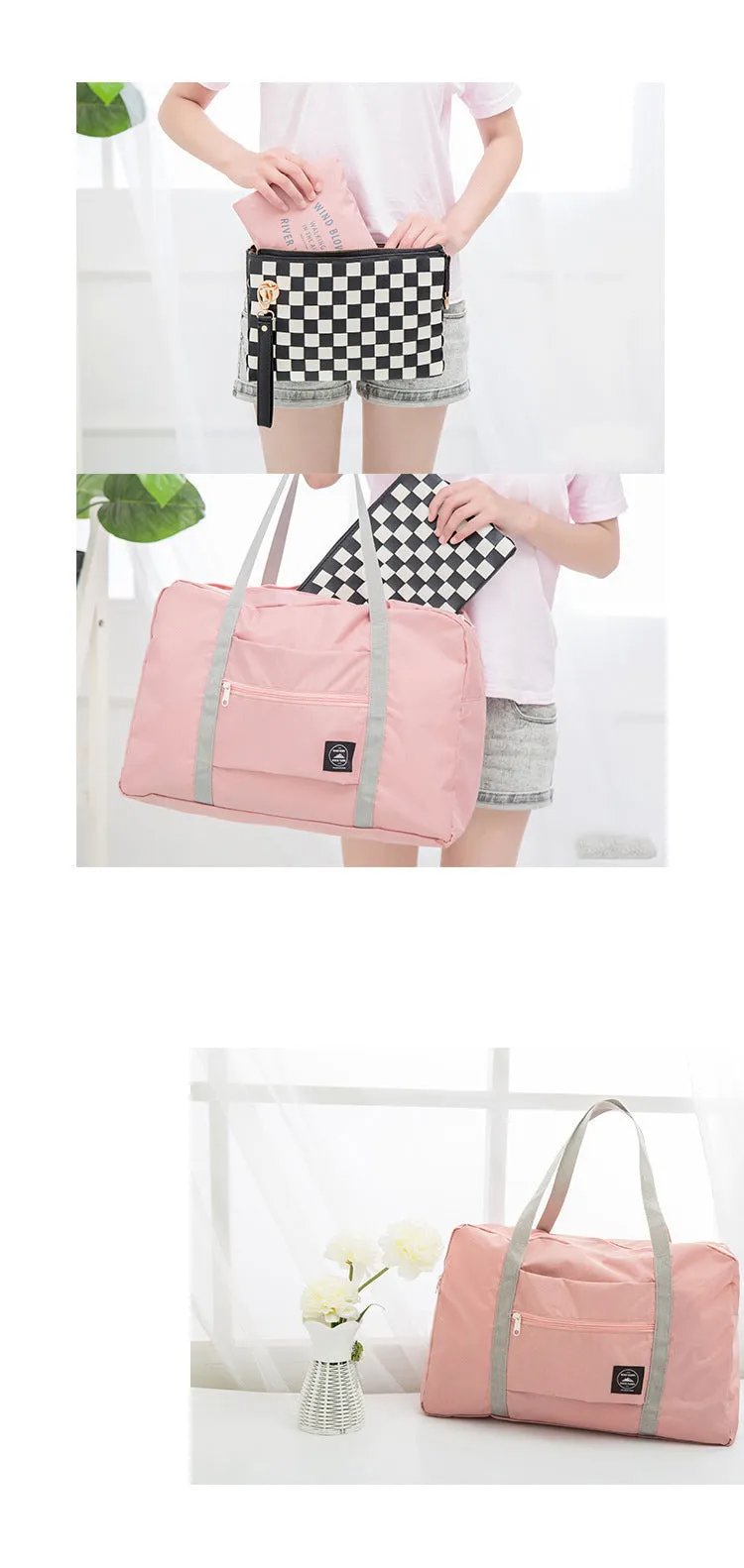 Waterproof Travel Bag Unisex Foldable Duffle Bag