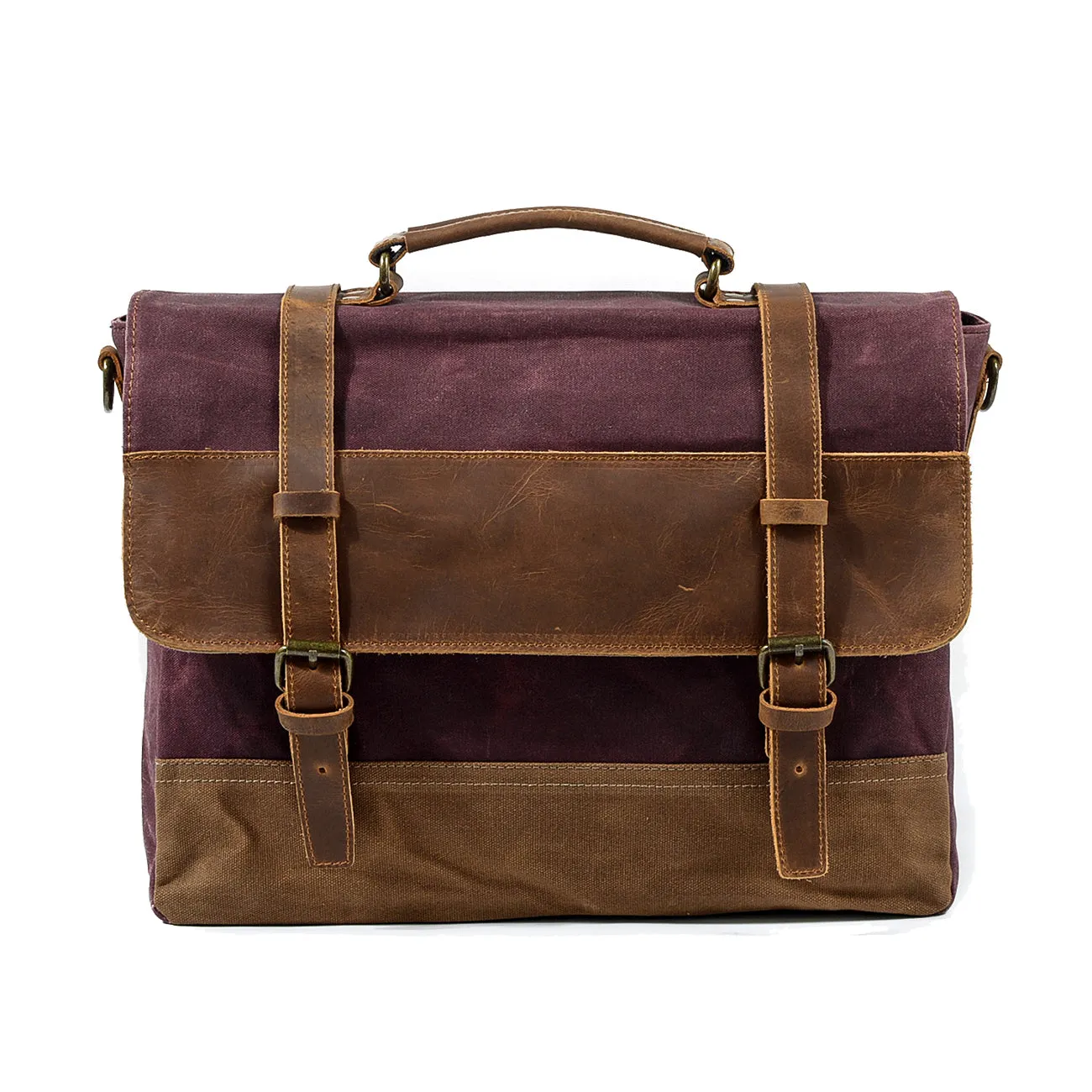 Waxed canvas shoulder bag | MOKALO