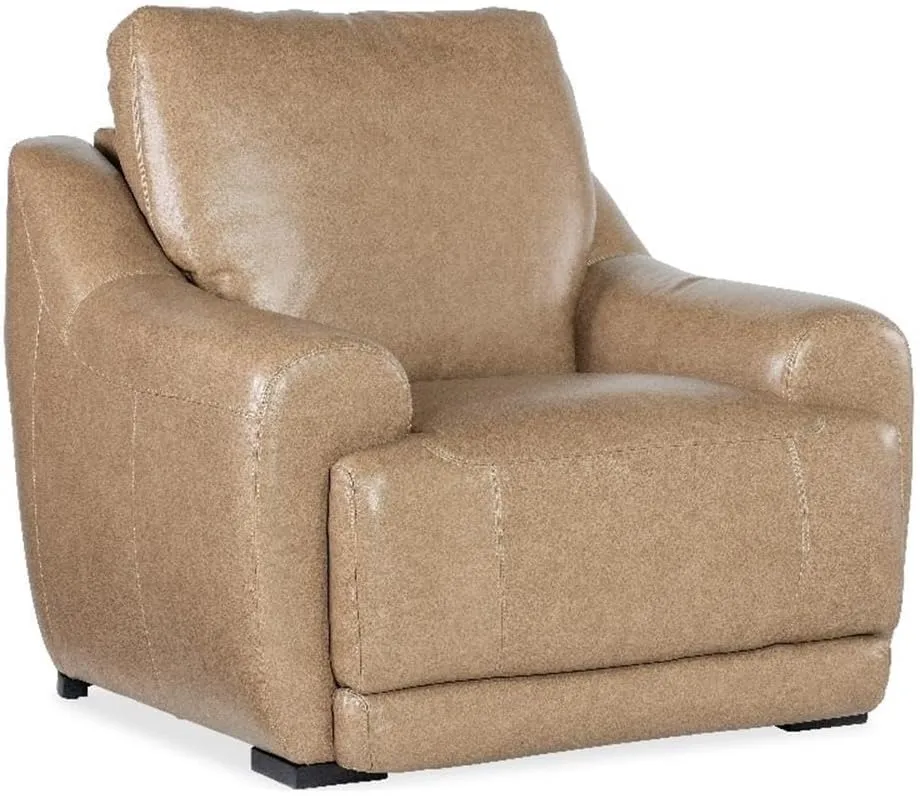 Wayward Power Recliner w/Power Headrest in Brown Leather by Hooker Furnishings