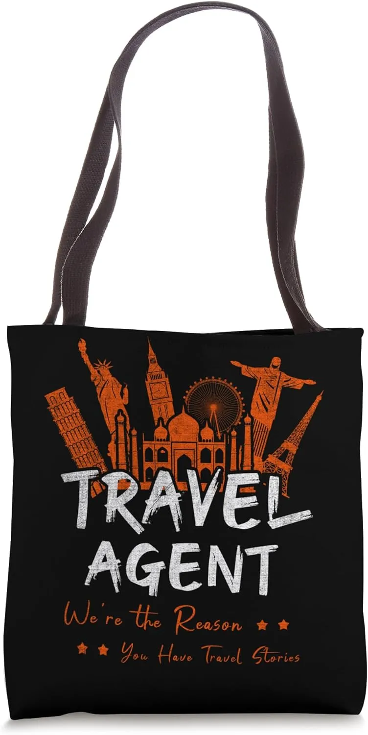 We Are The Reason You Have Travel Stories Travel Agent Tote Bag
