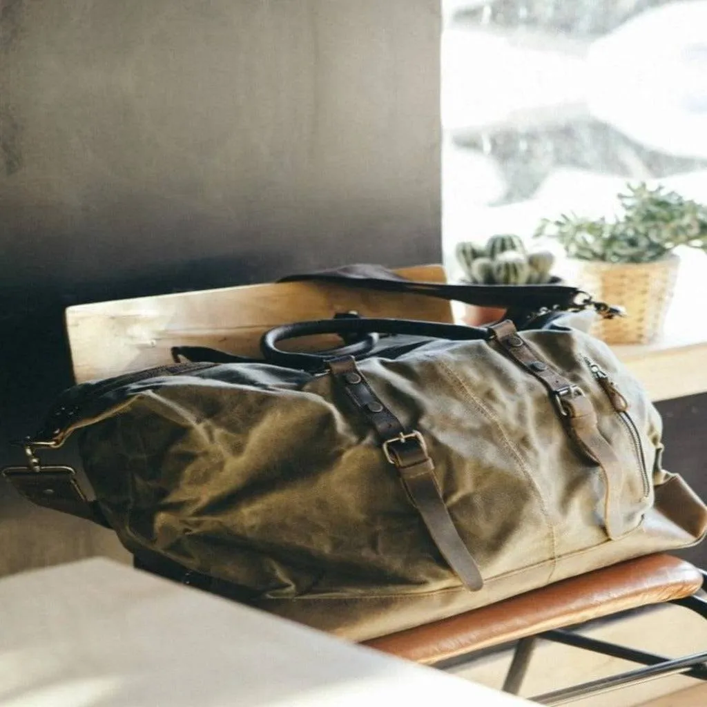 Weekend Travel Bag - Vintage Overnight Bag