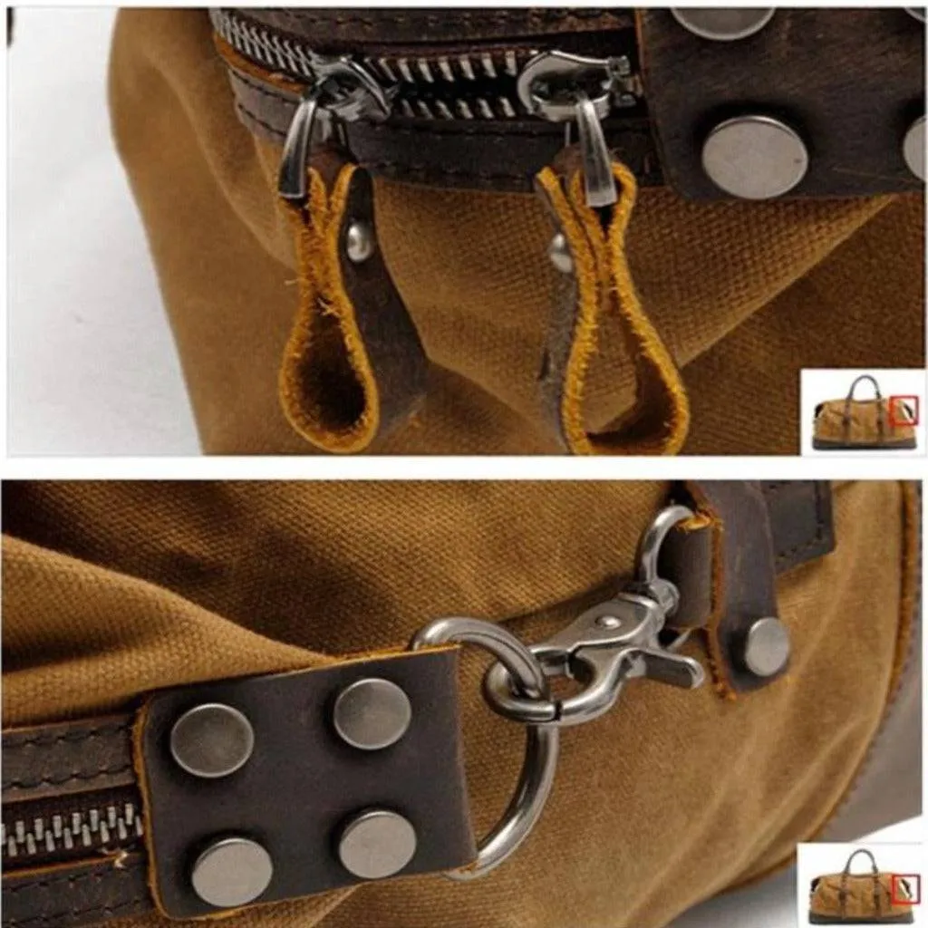 Weekend Travel Bag - Vintage Overnight Bag