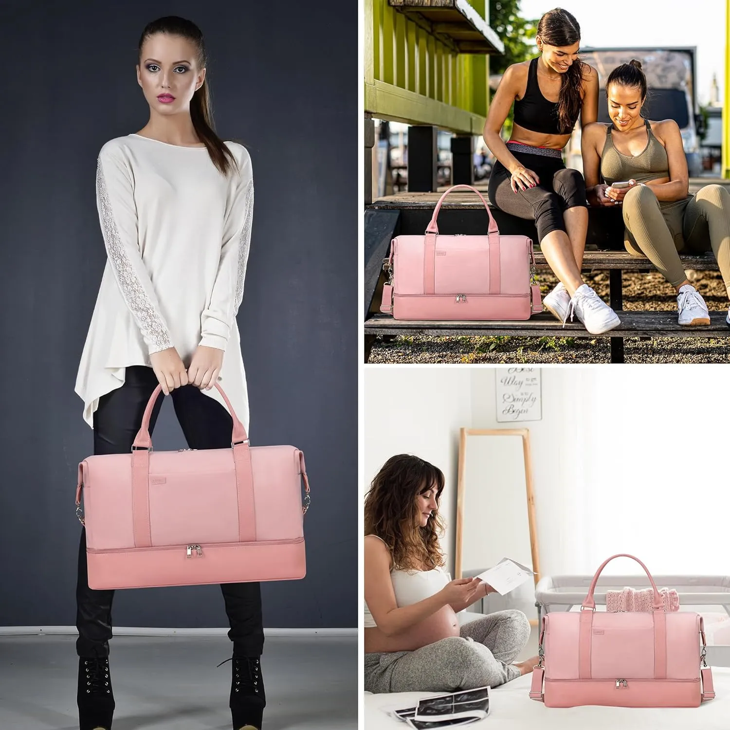Weekender bag Weekender Bags For Women With Shoe Compartment Large Capacity Travel Overnight Bags Perfect For Travel
