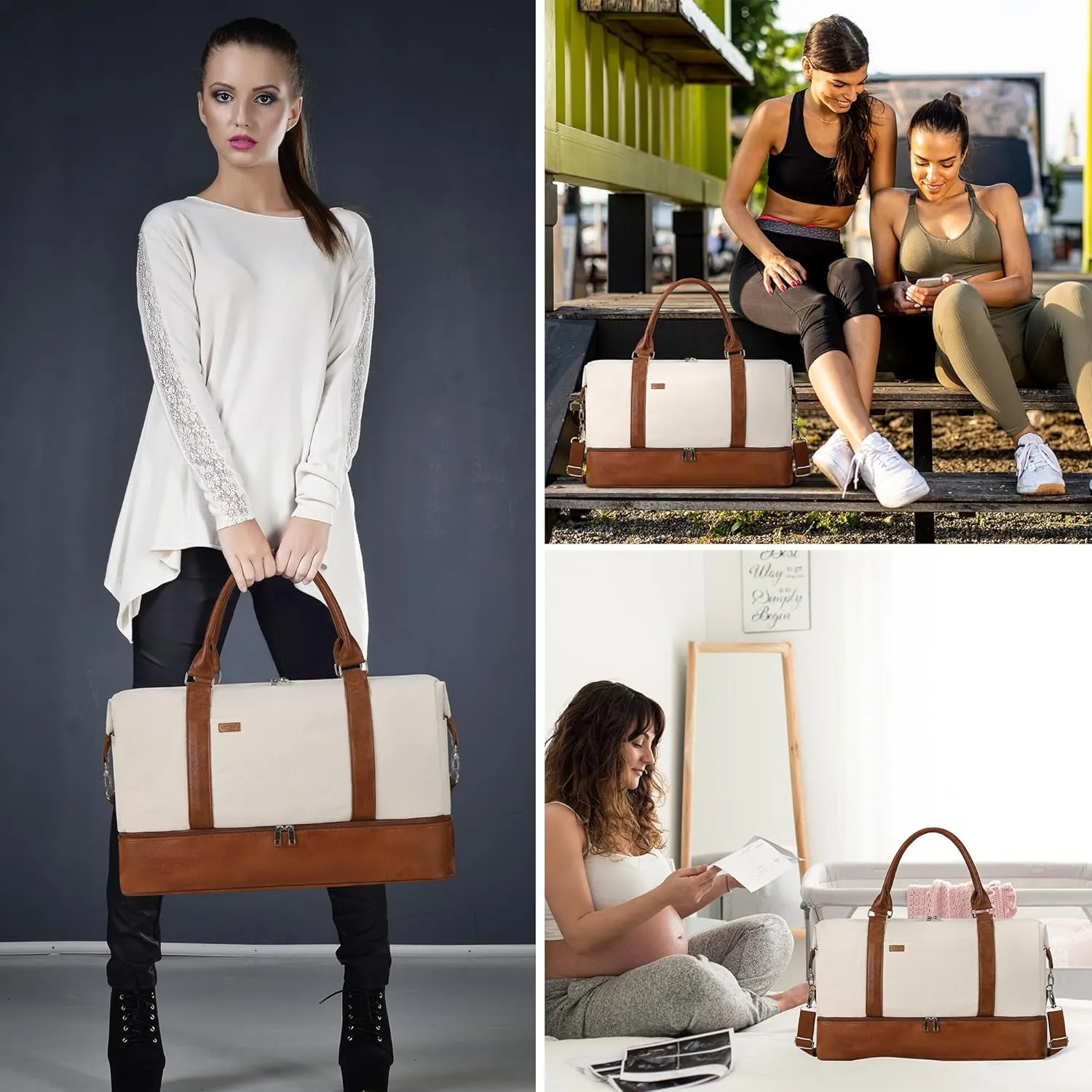 Weekender bag Weekender Bags For Women With Shoe Compartment Large Capacity Travel Overnight Bags Perfect For Travel