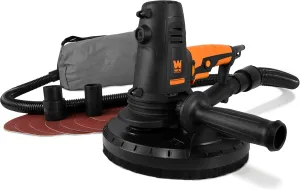 WEN DW1085 10-Amp Variable Speed Handheld Drywall Sander with Dust Hose and Collection Bag , Black