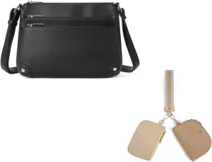 WESTBRONCO Crossbody Bags with Wristlet Keychain Wallets