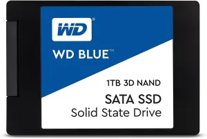 Western Digital 1TB WD Blue 3D NAND Internal PC SSD - SATA III 6 Gb/s, 2.5"/7mm, Up to 560 MB/s - WDS100T2B0A
