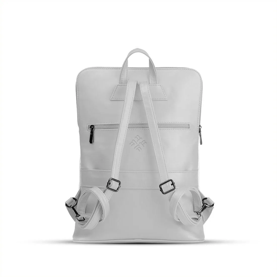 White Orbit Laptop Backpack Flamingo