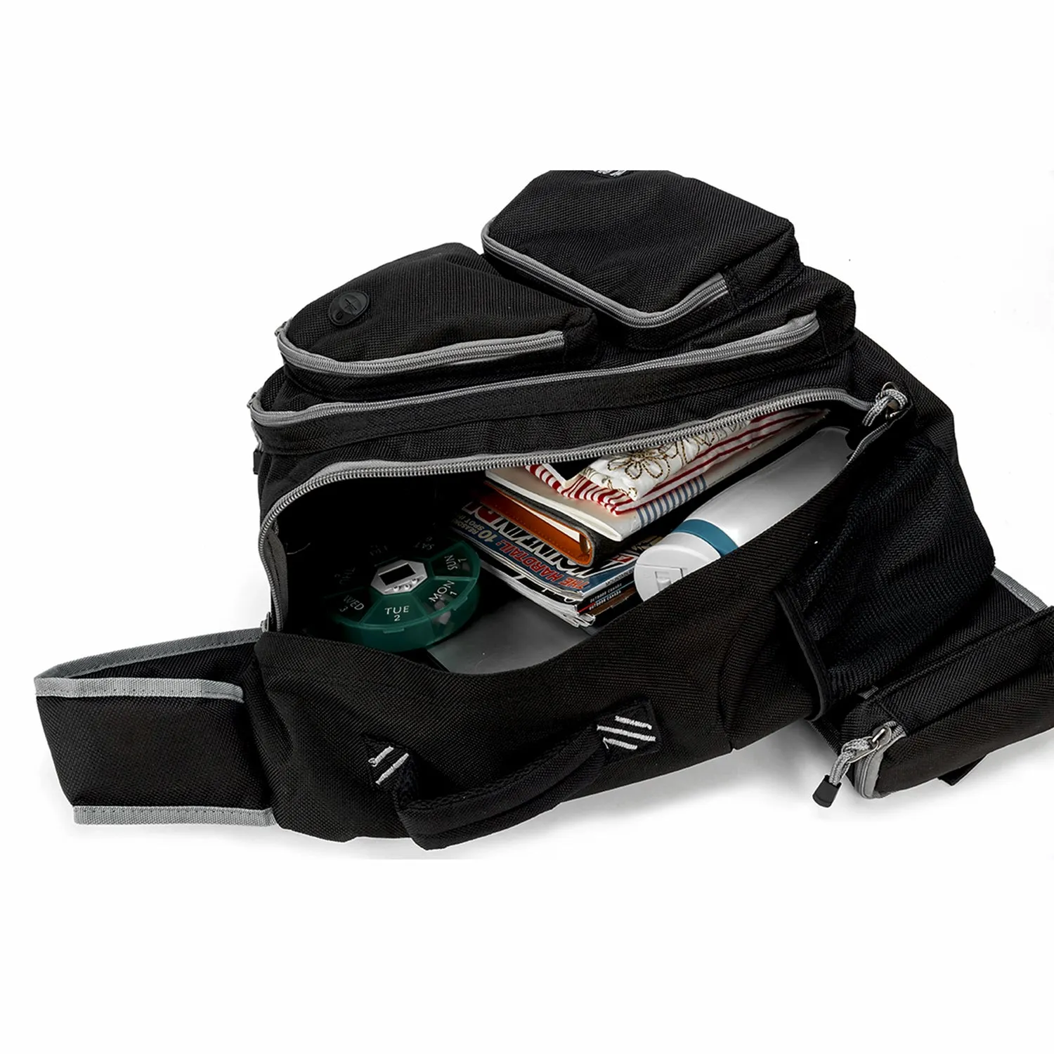 Wholesale Case Lot: 14 pc High-Performance Heavy-Duty Sling Backpack: Water-Resistant Laptop Bookbag |||   14 PACKS | $23.57 PER PACK