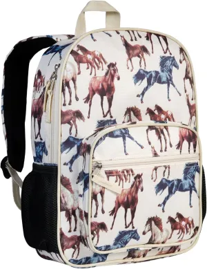 Wildkin ECO rPET Kids Backpack – Recycled, Padded, Adjustable for School & Travel – Horse Dreams