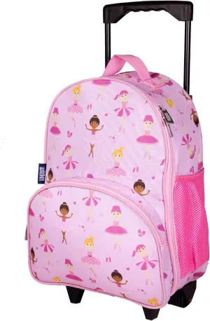 Wildkin Kids Rolling Luggage – Carry-On Size for School & Overnight Travel