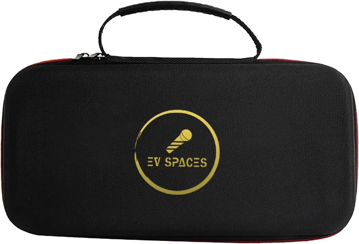 Wireless Microphone Case - Portable Hard Shell Storage Bag for Dual Handheld 2 Mic System, Receivers, Adapters - Black (Box Only) (Black(Box Only))
