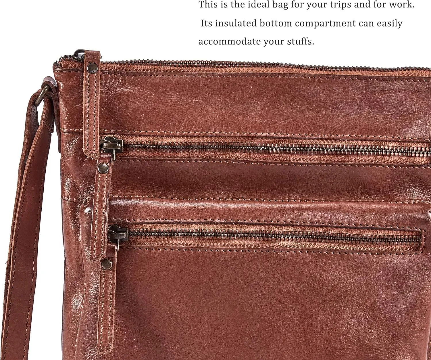 Wise Owl Accessories Small Crossbody Bags for Women Real Leather Purse Handbags Crossover Over the Shoulder Pocketbook