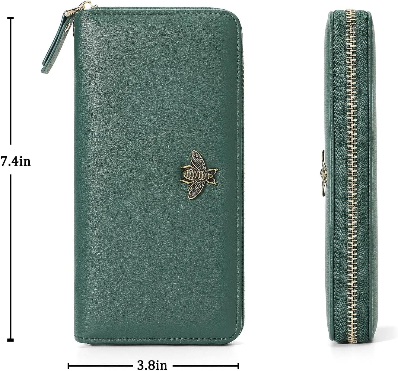 Women Wallet RFID Blocking Ladies Clutch Purses Long Wristlet Wallets for Women