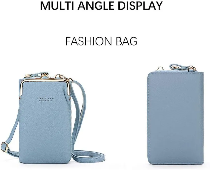Women's Anti Theft Shoulder Bags Cute Hobo Tote Handbags Mini Clutch Purses with Zipper Closure Gifts for Mom(Blue)