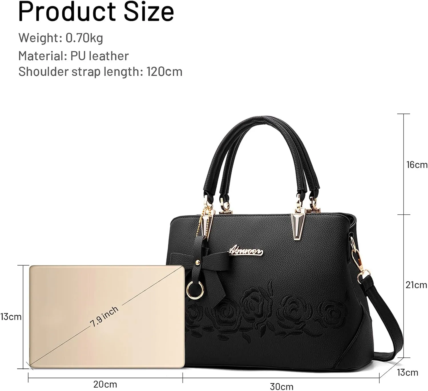 Womens Handbag Ladies Shoulder Bags Casual Messenger Bag Bowknot