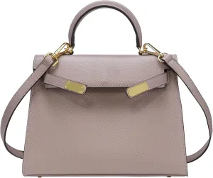 Women's Top Handle Satchel Handbags Purses Leather Fashion Crossbody Bag with Detachable Strap