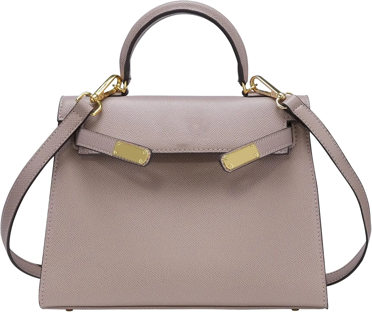 Women's Top Handle Satchel Handbags Purses Leather Fashion Crossbody Bag with Detachable Strap