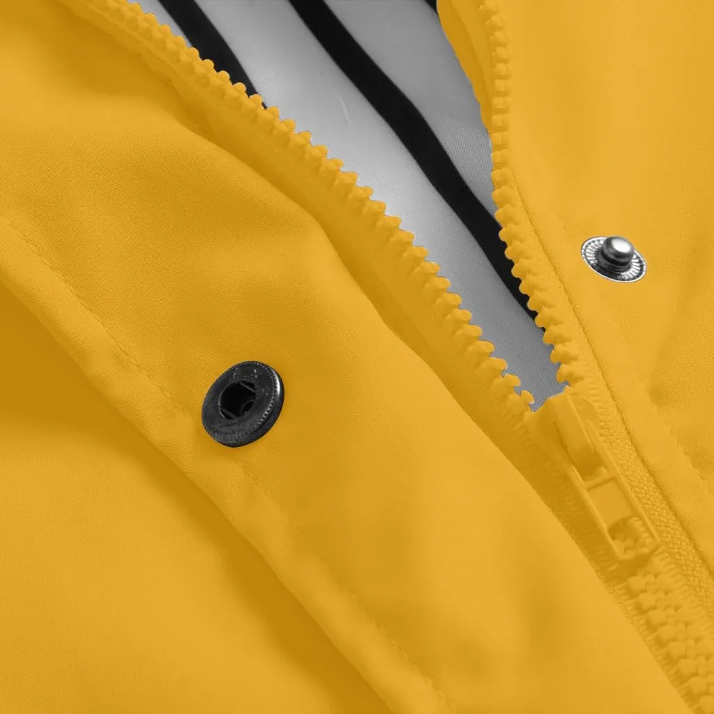 Women's Waterproof Rain Jacket Long Sleeve Lightweight Hooded Raincoat for Hiking Travel Outdoor Windbreaker Outerwear