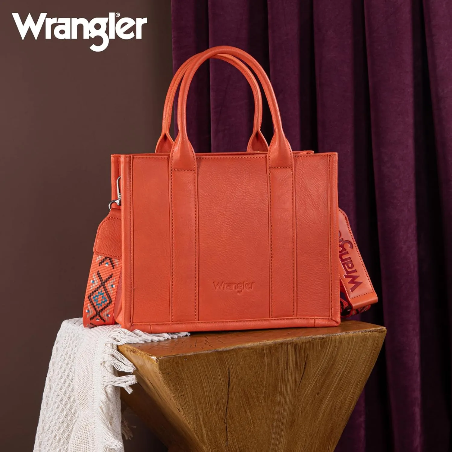 Wrangler Aztec Tote Bag for Women Western Top Handle Handbags and Purses