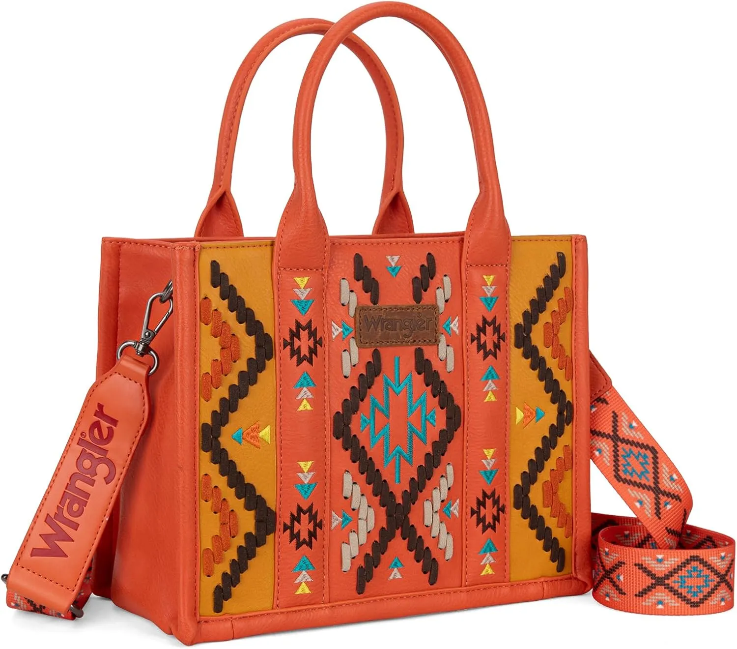 Wrangler Aztec Tote Bag for Women Western Top Handle Handbags and Purses