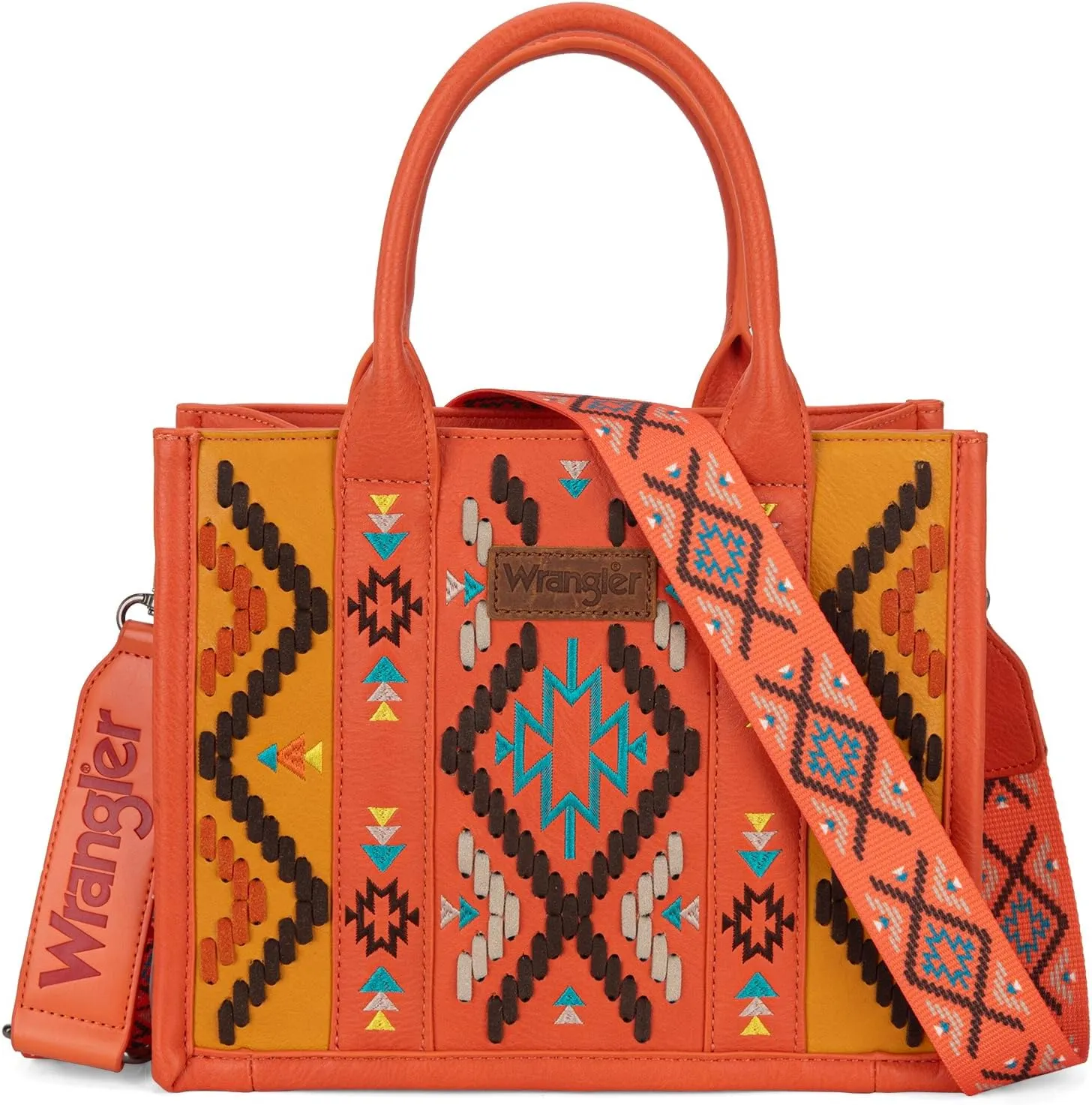Wrangler Aztec Tote Bag for Women Western Top Handle Handbags and Purses
