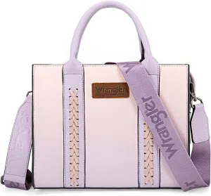 Wrangler Medium Tote Bag for Women Designer Satchel Handbags Top-handle Purses with Strap