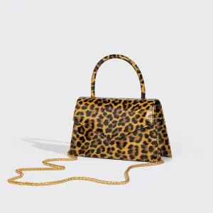 Wristlet Clutch Classic Leopard Print PU Leather Evening Bags For Women Formal Purse, Ladies Stylish Flap Clutch Handbag
