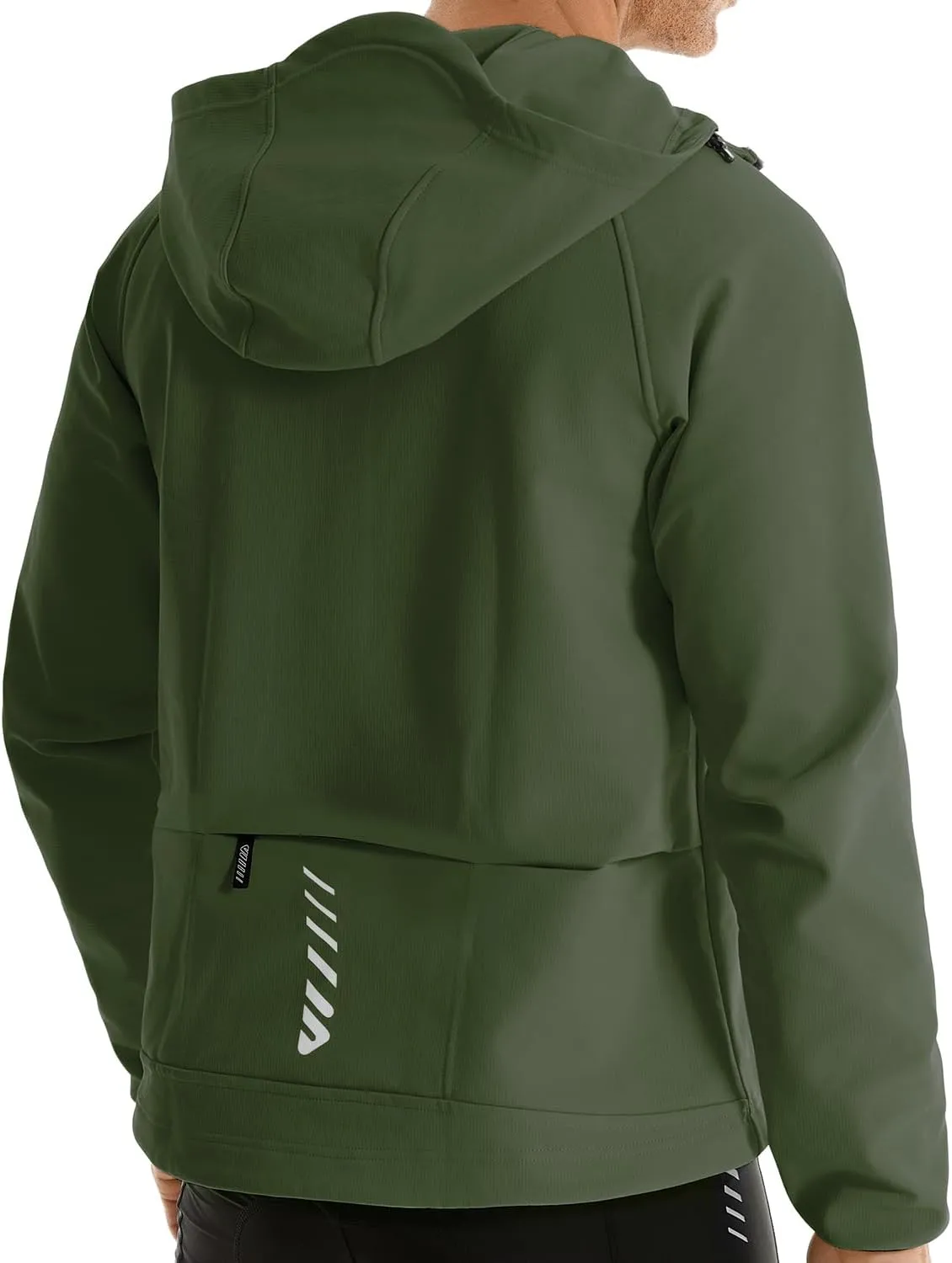Wulibike Winter Cycling Jackets for Men Waterproof Running Jacket Men Hiking Jacket windproof Unisex Cold Weather Gear