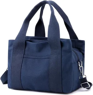 Wxnow Canvas Messenger bags for women,Tote Crossbody Shoulder Bag Satchel Purse