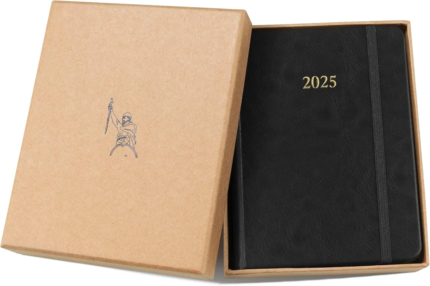 Wykeham's Executive 2025 Daily Journal Planner (Black, 6"×4.5")