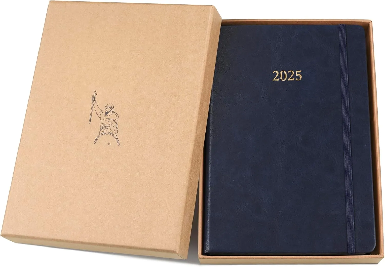 Wykeham's Executive 2025 Daily Journal Planner – Customization Available (Royal Blue, 8.5"×5.5")