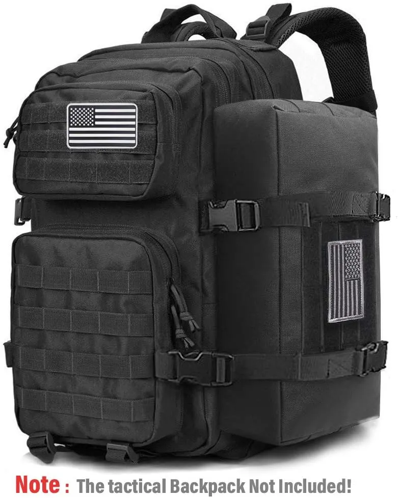 WYNEX Tactical Increment Molle Pouch, Vertical EDC Utility Pouches Sling Bag Military Multi-Purpose Large Capacity with Shoulder Strap Modular Design