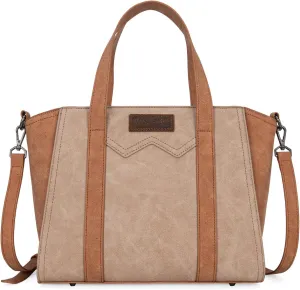 X Wrangler Color Block Tote Bag for Women Large Shoulder Purses and Handbags