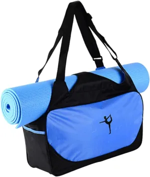 Yoga Mat Backpack Travel Shoulder Bag Luggage Bag Removable Straps Random Color