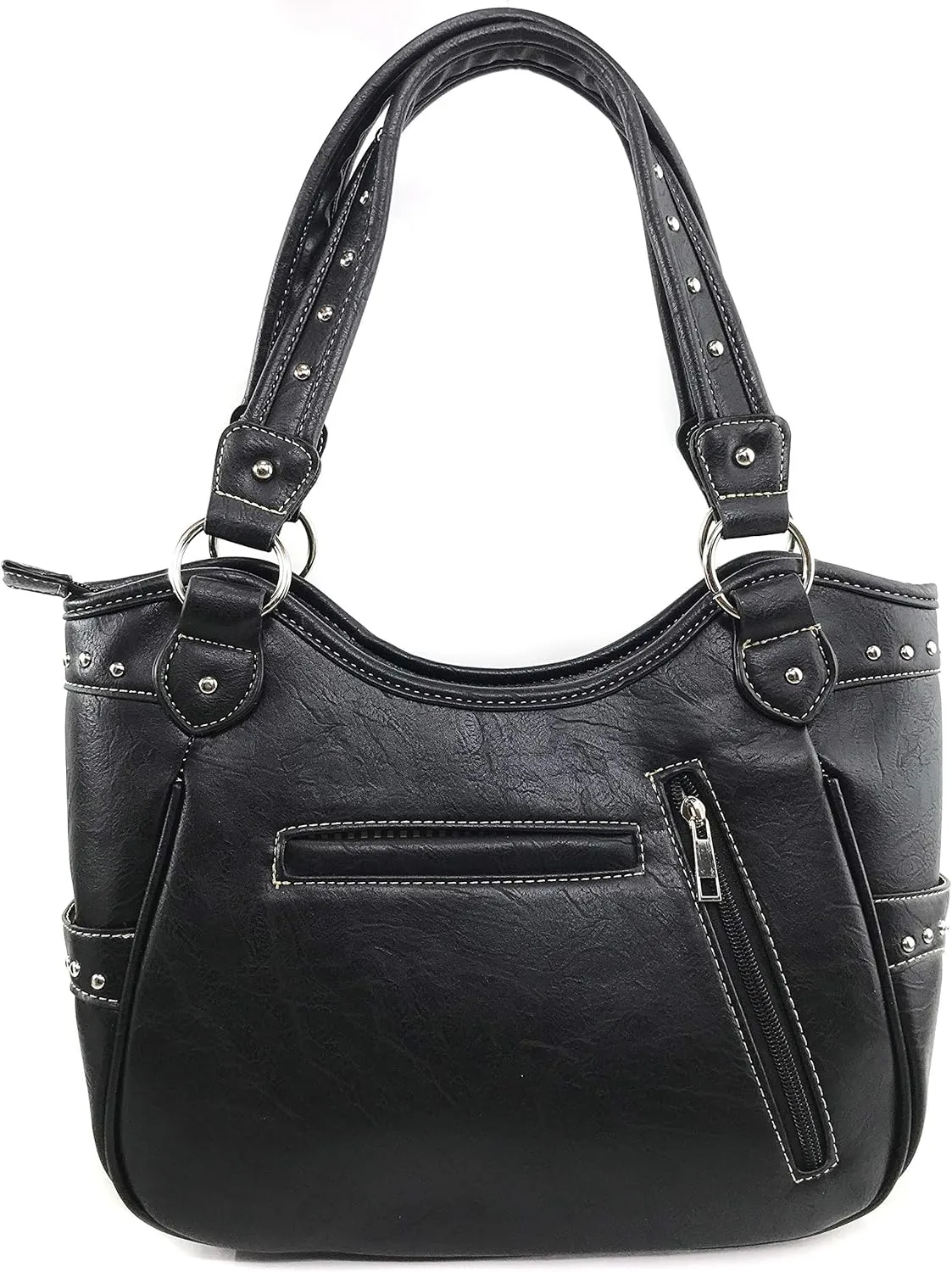 Zelris Dakota Dales Pony Horse Embroidery Mane Western Country Women Conceal Carry Tote Purse with Matching Wallet Set