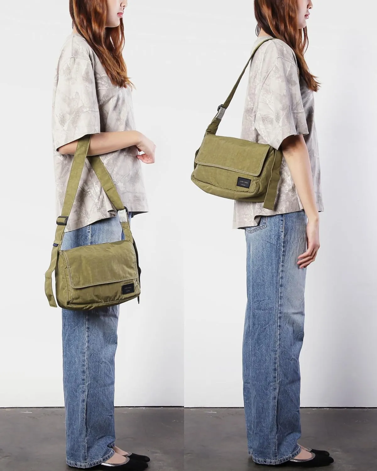 ZIMEGO Classic Crescent Crossbody Bag - Everyday Essential Travel Hobo Bag
