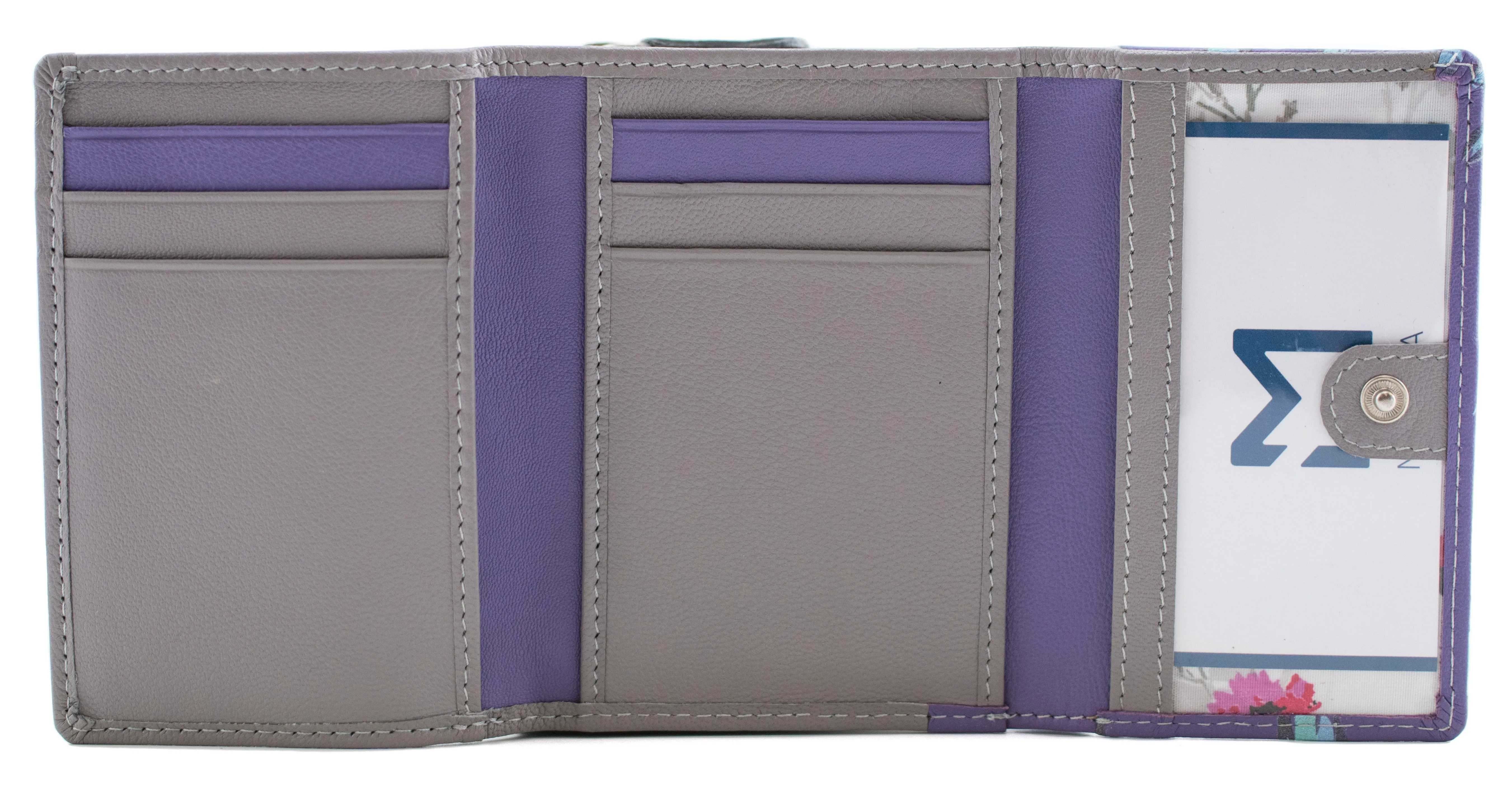 Zinnia Flower Tri fold Purse - 3675 31