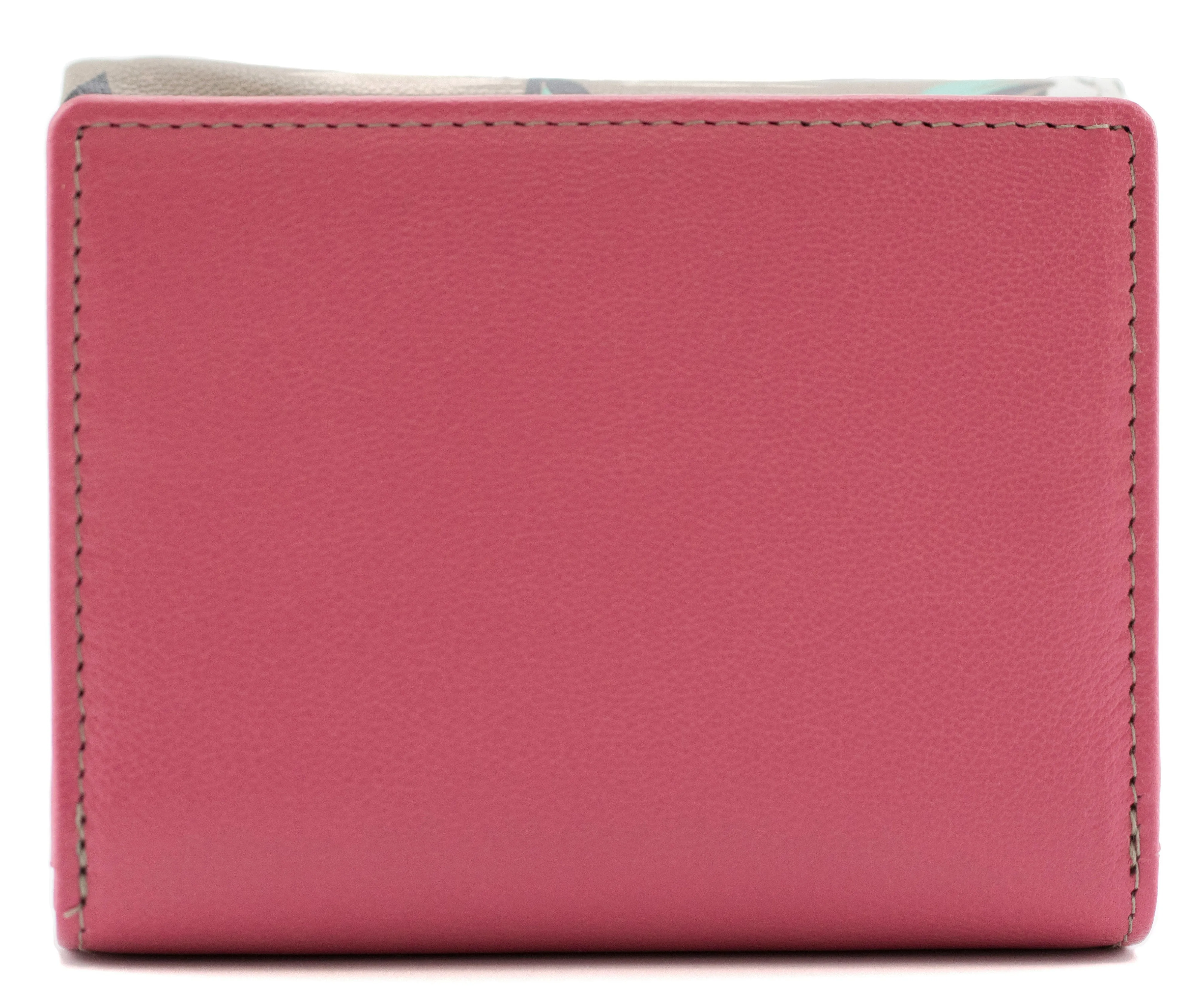 Zinnia Flower Tri fold Purse - 3675 31
