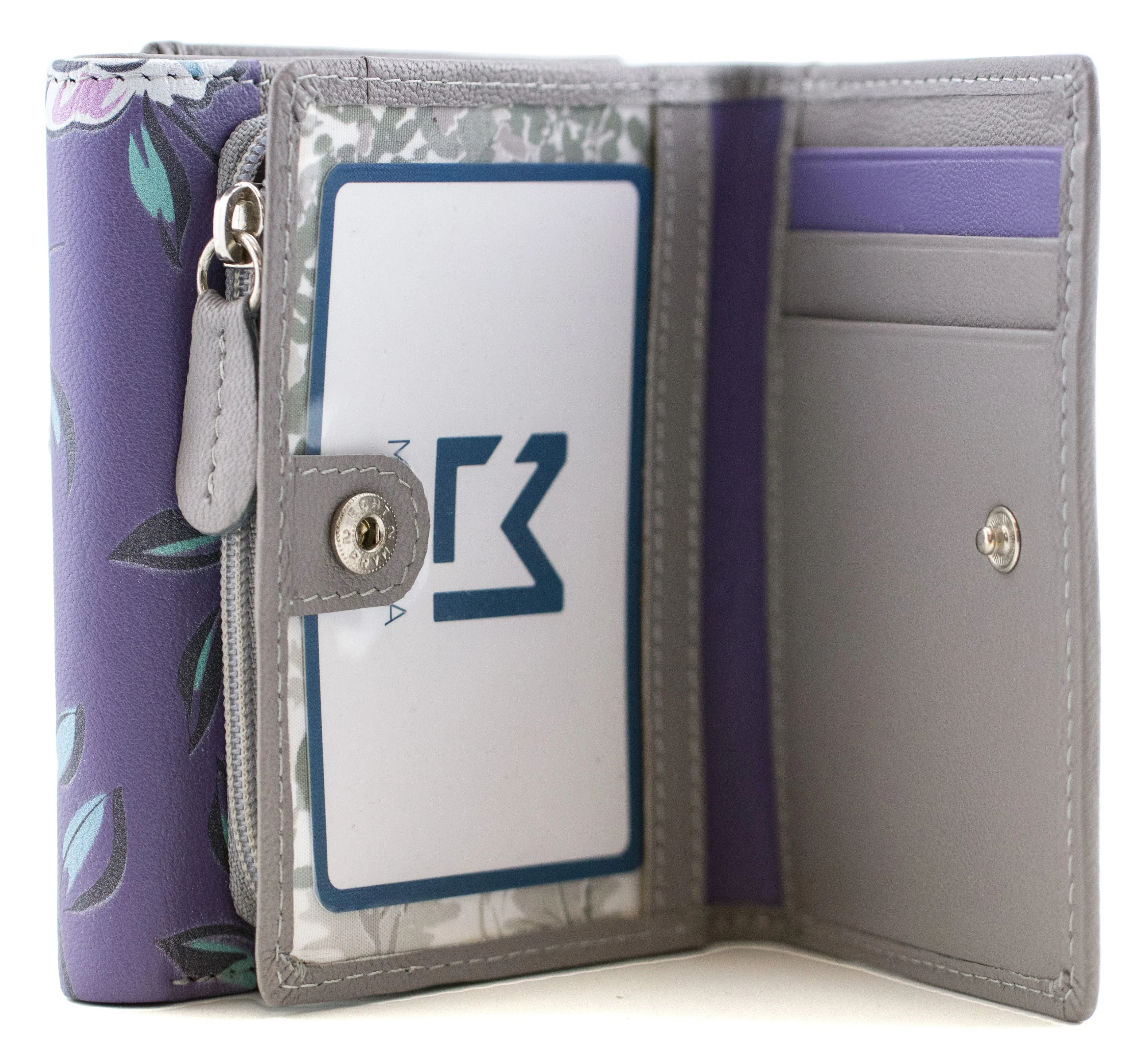 Zinnia Flower Tri fold Purse - 3675 31